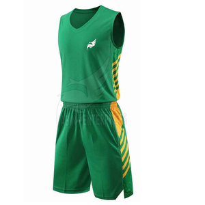 Custom Made Men's Adult Sleeveless Basketball Uniform 100% Polyester Mesh Fabric Elastic Waist Quick Dry Breathable Customized - Product Image 2