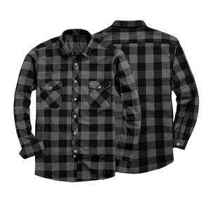 เสื้อเชิ้ตผ้าสักหลาดน้ำหนักเบาสำหรับผู้ใหญ่เสื้อสตรีทแวร์มีกระเป๋าหน้าอกใส่สบายขนาดพลัสไซส์ - Product Image 3