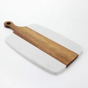 Recién llegado, tabla de quesos de madera y resina, tabla de cortar de mármol, tabla de desayuno de madera personalizada, plato de quesos, precio asequible - Product Image 1