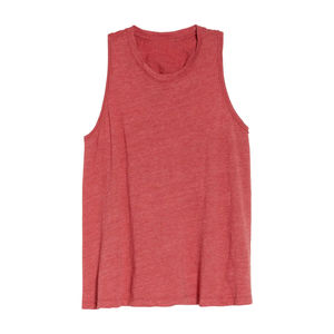 Chaleco sin mangas de gimnasio personalizado para mujer, 100% poliéster, camiseta sin mangas deportiva de secado rápido, talla XS, estilo deportivo informal de talla grande para Yoga - Product Image 5