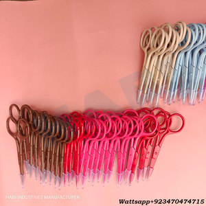 Full Color Embroidery Straight Mini Right-Handed Industrial Smooth Stainless Steel Sharp Precision Beauty Scissors <b>Sewing</b> Craft - Product Image 4