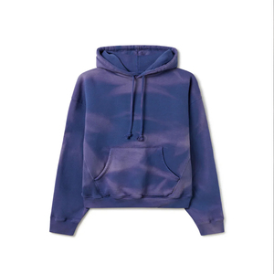 Sweat à capuche polaire d'hiver 480 GSM pour hommes confortable coupe régulière design délavé au soleil personnalisé pour impression bouffante strass délavé classique - Product Image 1