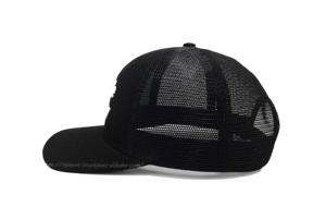 Sombreros de camionero de moda deportivos de algodón 100% de alta calidad logotipo personalizado bordado 3D negro músculo mamá malla para exteriores - Product Image 3