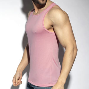 Camiseta sin mangas deportiva de gimnasio para hombre, camiseta sin mangas con tirantes de algodón 100% para entrenamientos de verano, camiseta sin mangas deportiva para gimnasio para hombre - Product Image 1