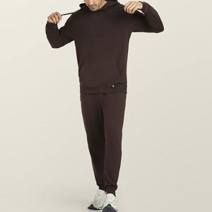 Conjunto de Sudadera con Capucha y Pantalones Deportivos Estampados para Hombre, Ligeros, Transpirables, de Secado Rápido, Tejido Cómodo, para Invierno, Precio Económico, OEM - Product Image 1