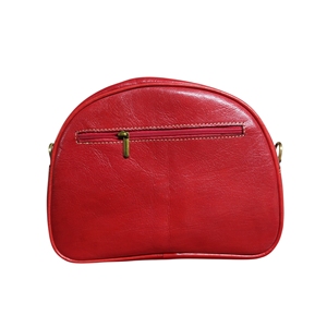 Lady Red Genuine Leather Fashion <b>Mini</b> Vintage Crossbody Shoulder Bag with Buckle Lightweight Daily Travel Portable - Product Image 3