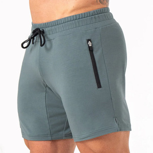 Pantalones cortos de gimnasio personalizados para hombre, bolsillos con cremallera, nuevo estilo, cintura elástica, pantalones cortos para correr, pantalones cortos de entrenamiento en blanco personalizables sólidos - Product Image 3