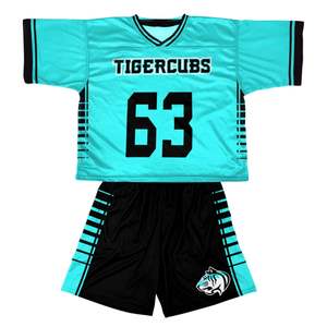 ชุดเครื่องแบบลาครอสของผู้ชายแบบใส่กลับด้านได้ชุดเล่นกีฬาผ้าโพลีเอสเตอร์แบบระเหิดกางเกงขาสั้นเสื้อเจอร์ซี่พิมพ์ลาย - Product Image 5