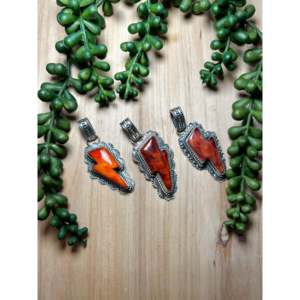 Colgante Navajo hecho a mano de ostra espinosa y plata de ley con engaste de bisel, oro rosa y platino, amuleto religioso con patrón numérico - Product Image 3