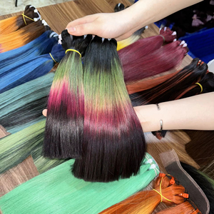 Nuevos Paquetes de Color 2026: Cabello Humano 100% Liso Extremo, Trama Gruesa con Puntas Cortables, Extensiones de Cabello Humano - Product Image 1