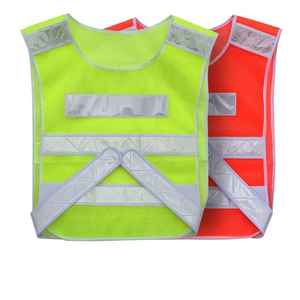 เสื้อกั๊กสะท้อนแสงสำหรับใส่ทำงานเสื้อแจ็กเก็ตเอวสูงเสื้อกั๊กนิรภัยสำหรับงานก่อสร้างมีหลายสี - Product Image 5