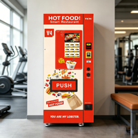 Máquina Expendedora de Sopa Caliente Comercial TCN, Dispensador Inteligente de Alimentos con Sistema de Calentamiento por Microondas Integrado para Oficinas y Centros Comerciales