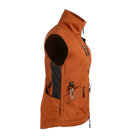 Chaleco de Entrenamiento para Perros Unisex, para Exteriores, con Cierre, Bolsillo Frontal, Bolsillos Utilitarios, Softshell, Talla Grande, Resistente al Viento y Transpirable