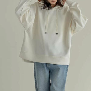 Dernières collections de sweats à capuche pour femmes en couleur unie à prix avantageux, collection d'hiver pour femmes avec impression de logo personnalisée 2026 - Product Image 6