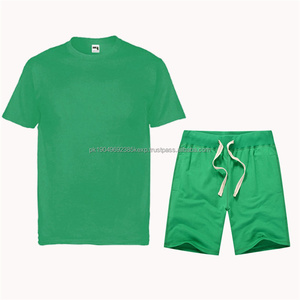 Wholesale Custom logo Made Blank <b>Men</b> Shorts Set Streetwear Unisex t <b>Shirt</b> and Shorts Two Piece Set <b>Men's</b> Fashion T-<b>shirts</b> - Product Image 2