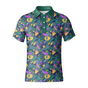 Polo de golf pour homme en polyester et élasthanne, vêtement de performance à séchage rapide pour le terrain de golf, OEM Vietnam - Product Image 2