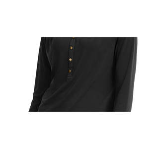Maglia Polo da Donna Charter Club Taglia X-Large in Jersey Traspirante, Seta, Spandex e Poliestere, Lunghezza Corta, Nera con Logo Stampato - Product Image 3