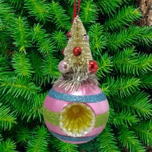 Adorno Navideño de Cristal Multicolor con Ojo de Bruja, Diseño Moderno y Popular de Alta Calidad para Navidad y Año Nuevo - Product Image 4