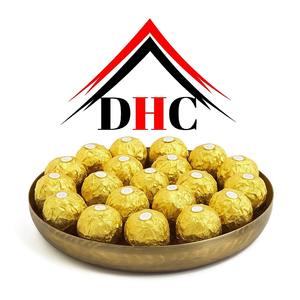 Bandeja decorativa de metal para servir chocolate elegante con lujo moderno perfecto para REGALOS FESTIVOS o entretenimiento elegante en el hogar - Product Image 2