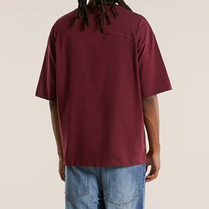 Camiseta de 100% algodón de peso pesado Unisex, camiseta de gran tamaño con hombros caídos de alta calidad, impresión Digital personalizada para Tallas grandes - Product Image 2