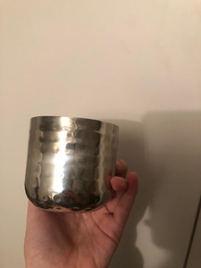 Stainless Steel Hammered Design Round Candle <b>Jar</b> Custom Christmas Occasion Discounted Price - Product Image 5