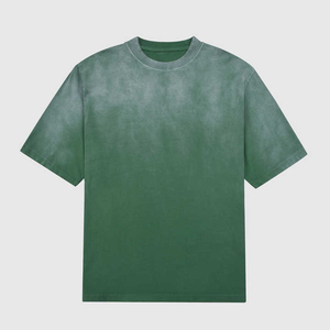T-shirt délavé à l'acide de qualité supérieure T-shirt de couleur unie pour hommes T-shirts surdimensionnés délavés à l'acide pour hommes Service OEM - Product Image 1