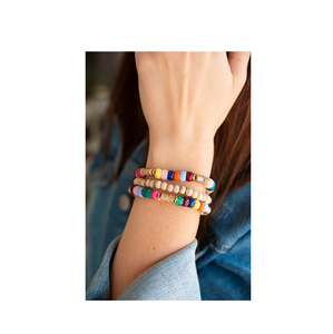 Resin <b>Butterfly</b> <b>Bracelet</b> Colorful Glass <b>Butterfly</b> Beaded <b>Bracelet</b> for Women Girl for Customized Size - Product Image 1