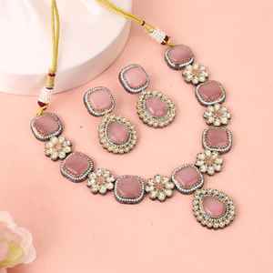 Últimos diseños, collares hechos a mano, joyería india para mujer, ropa de boda, conjuntos de joyería nupcial, conjuntos de joyería chapada en oro para mujer - Product Image 3