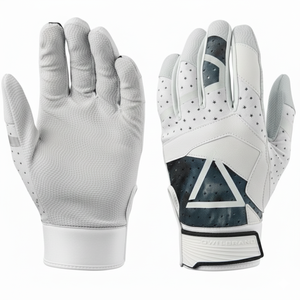 Gants de frappe de baseball unisexes personnalisés avec logo OEM, prix de gros, en peau de chèvre, adaptatifs, holistiques, antidérapants, pour le softball - Product Image 6