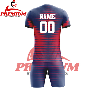 Custom Unisex <b>Football</b> Jersey Team Uniform Automated Cutting Short Quick Dry Soccer Shirt Training Includes Name Printing 100% - Product Image 4