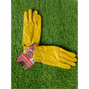 Guantes de Trabajo Mecánico de Poliéster con Grano de Cabra, Tejido de Algodón Interlock en la Parte Posterior, Absorben la Humedad, Duraderos, Puño Recto, Guantes de Seguridad - Product Image 3