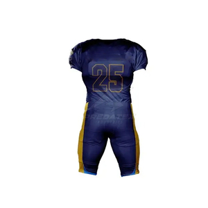 ชุดกีฬาแขนสั้นสำหรับผู้ชายและผู้หญิงชุดอเมริกันฟุตบอลแบบแห้งเร็วงานตามสั่ง - Product Image 3