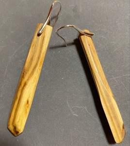 New Trendy Best Selling Luxurious <b>Earrings</b> Designer Wood <b>Ear</b> <b>Cuff</b> Studs Geometric Wooden Laser Cut <b>Earrings</b> Wooden Wholesale - Product Image 4