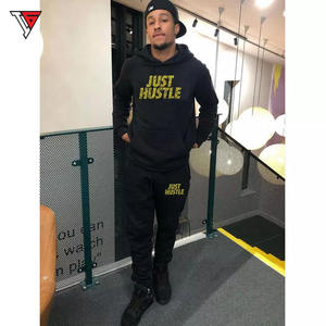 Jersey bordado personalizado para hombre, chándal técnico de lana, ropa de calle de invierno, Sudadera con capucha, chándal de dos piezas para correr - Product Image 2