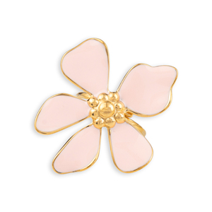 CUCOCUCA YFB R344 Anello da donna regolabile in smalto e acciaio inossidabile, colori vivaci, ideale per l'abbigliamento quotidiano primaverile ed estivo - Product Image 1