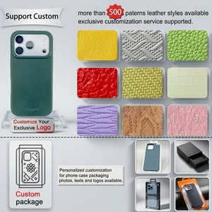 <span class=keywords><strong>Coque</strong></span> de protection décorative en PU à pois, avec patch cousu, absorption des chocs sur tout le contour, légère, <span class=keywords><strong>pour</strong></span> <span class=keywords><strong>iPhone</strong></span> 17 Pro Max - Product Image 5