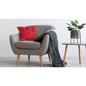 Heritage Kilim Printed <b>Pillow</b> - Turkish Vintage Home Decor Accent,Cover+Insert - Product Image 5