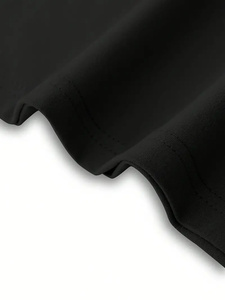 Camiseta de Manga Corta con Cuello Redondo para Hombre, 100% Algodón, Alta Calidad, Talla Grande, 260 Gramos, Tejido Transpirable de Secado Rápido - Product Image 3