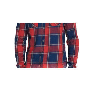 Camicia Casual a Righe in Flanella Buffalo David per Uomo, 100% Cotone, Taglia X-Large, Colletto Alto, Antipiega, Motivo Rosso Sidope - Product Image 3