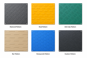 Tapis <span class=keywords><strong>de</strong></span> protection au sol professionnel <span class=keywords><strong>en</strong></span> HDPE/UHMWPE pour extérieur, <span class=keywords><strong>plaque</strong></span> routière haute résistance pour accès événementiel temporaire et sécurité du terrain - Product Image 4