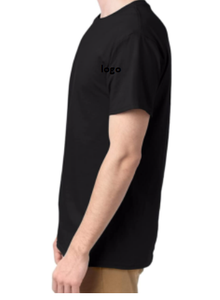 Camiseta de manga corta Essential para hombre, paquete de 4 piezas, 100% algodón, importado, sin cierre, lavado a máquina - Product Image 4