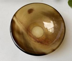 Best Quality Horn <b>Bowl</b> and Ceramic Dinnerware <b>Bowl</b> Customized Oval Shaped Natural Buffalo or OX Horn <b>Dough</b> <b>Bowl</b> for Parties - Product Image 1