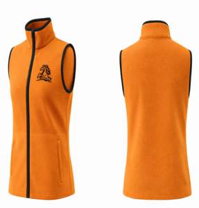 Gilet en polaire sherpa personnalisé avec logo pour femmes, équitation, veste en polaire respirante pour l'extérieur, mode équestre - Product Image 1