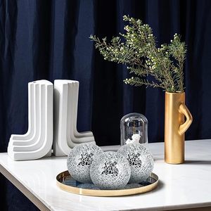 Esfera de vidrio de mosaico hecha a mano estética, diseño creativo, bola decorativa de vidrio para el hogar, adornos de bolas, decoración del hogar para regalo - Product Image 2