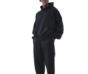 Sudadera con Capucha Extra Grande, Transpirable, 100% Algodón, Personalizada por el Fabricante OEM, con Bolsillo, para Hombre, Corte Holgado Informal, Logotipo Frontal, Temporada de Invierno - Product Image 4