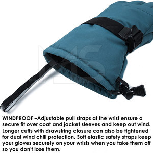 Gants de ski softshell avec logo personnalisé de haute qualité pour hommes et femmes Gants de snowboard imperméables avec options de vente en gros - Product Image 4