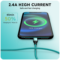 Cable de Datos Tipo-C a USB C, Precio de Fábrica, Carga Rápida, Sincronización Rápida, Cable Trenzado Resistente, Cable Estable para Teléfono Móvil y Computadora