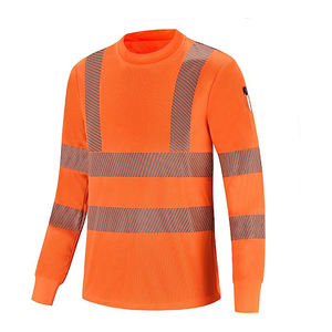 Sécurité au travail haute visibilité personnalisée Construction réfléchissante Chemise à manches longues Vêtements de sécurité - Product Image 6