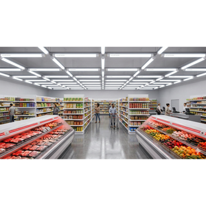 Luminaire LED en aluminium pour tube fluorescent, idéal pour bureau, 1,2 m, 5000K, lumière du jour, IP33 - Product Image 6