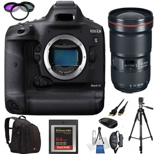 ชุดกล้อง DSLR ระดับมืออาชีพ พร้อมเลนส์ 16-35 มม. ชุดถ่ายภาพวิดีโอแบบไม่มีกระจกสะท้อน พร้อมขาตั้งกล้อง แฟลช การ์ด กระเป๋า และด้ามจับพลาสติก OEM - Product Image 3